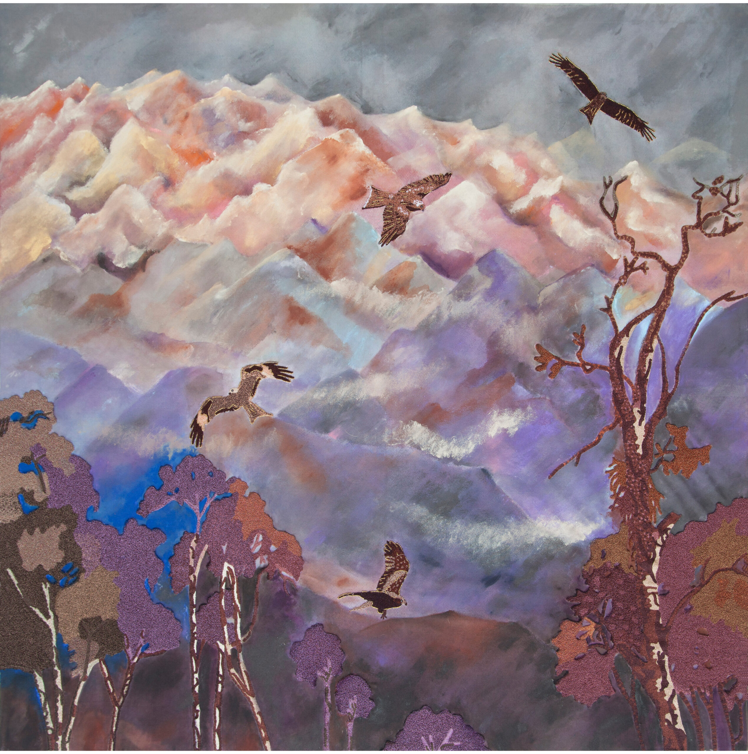 The Flutter Of Her Wings And The Unbending Mountains